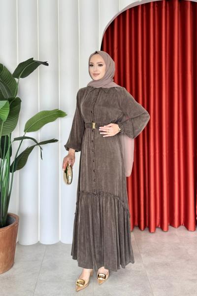 Nevin  Elbise Kahverengi Kahverengi