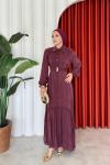 Nevin Elbise Bordo Bordo