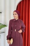 Nevin Elbise Bordo Bordo