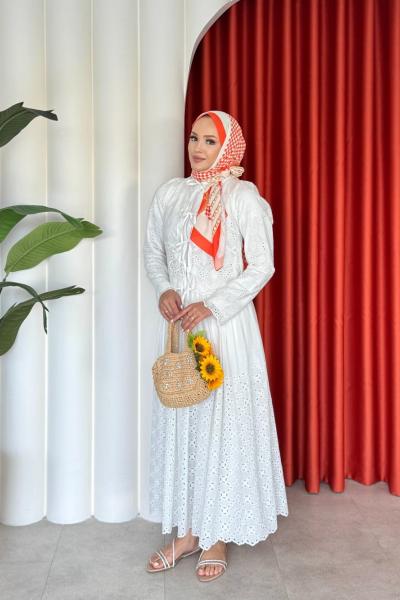 Nevra Etekli Takım Beyaz Beyaz