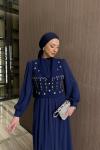 Nigar Elbise Takım Lacivert Lacivert
