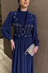 Nigar Elbise Takım Lacivert Lacivert
