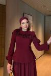 Nilgün Abiye Bordo BORDO