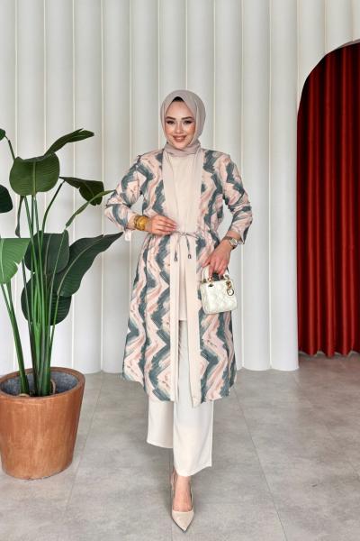 Olgun 3 lü Takım Yeşil  Yeşil