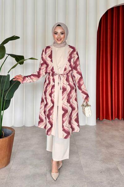 Olgun 3 lü Takım Bordo Bordo