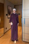 Orkide Elbise Mürdüm MÜRDÜM