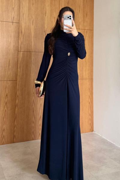 Pera Elbise Lacivert LACİVERT