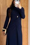 Pera Elbise Lacivert LACİVERT