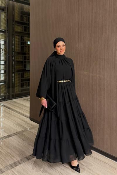 Pervin Etekli Takım Siyah SİYAH