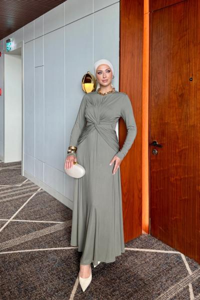 Perviz Elbise Haki Haki