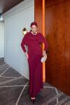 Rabia Elbise Bordo  Bordo