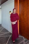 Rabia Elbise Bordo  Bordo
