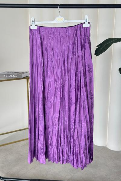 Rezzan Etek Lila  Lila