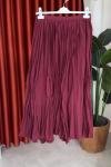 Rümeysa Etek Bordo Bordo