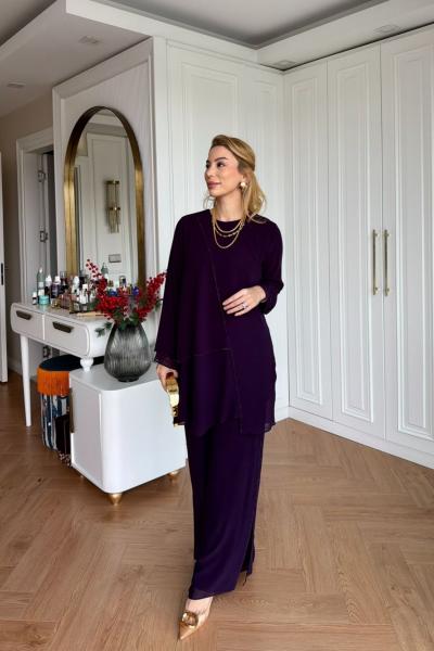 Rüya Pantolon Takım Mor MOR