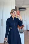Samia Elbise Lacivert  Lacivert