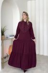 Seher Elbise Bordo Bordo