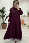 Seher Elbise Bordo Bordo