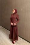 Selvi Etek Takım Bordo  BORDO