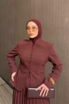 Selvi Etek Takım Bordo  BORDO