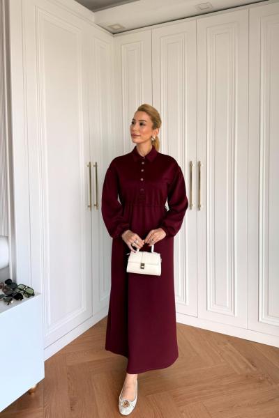 Sema Elbise Bordo Bordo