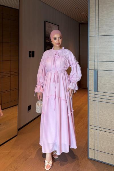 Şennur Elbise Pembe  PEMBE