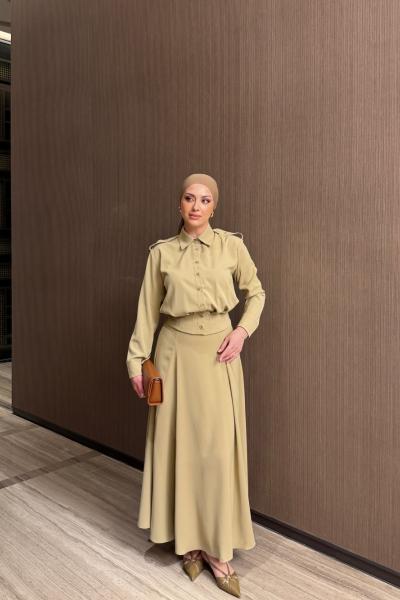 Sevcan Etekli Takım Yağ Yeşili YAĞ YEŞİLİ