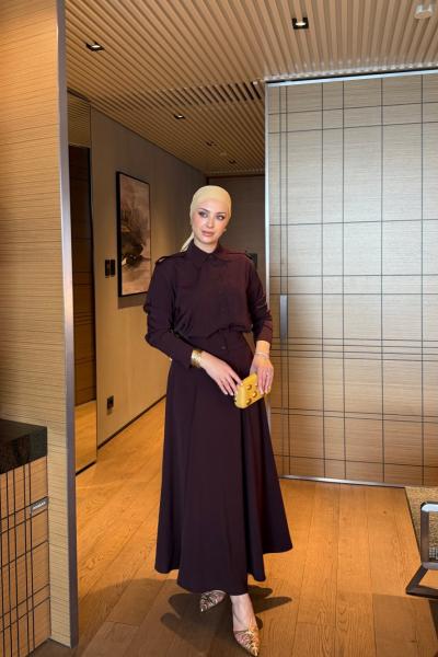 Sevcan Etekli Takım Mürdüm MÜRDÜM