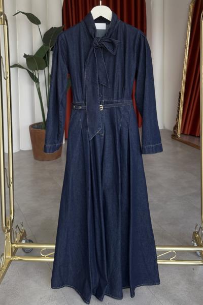 Sevde Elbise Lacivert Lacivert