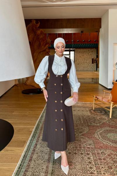 Şevval Elbise Acı Kahve Acı Kahve