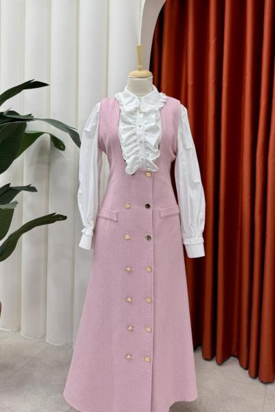 Şevval Elbise Pembe Pembe