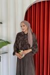 Sinem Elbise Takım Acı kahve Acı Kahve