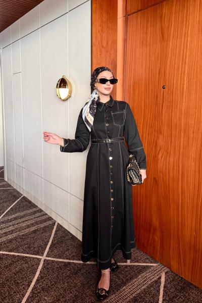 Şirin Elbise Siyah Siyah