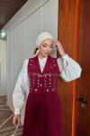 Şüheda Takım Bordo Bordo