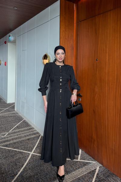 Sümbül Elbise Siyah Siyah