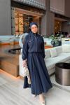 Sümeyra Etekli Takım Lacivert Lacivert