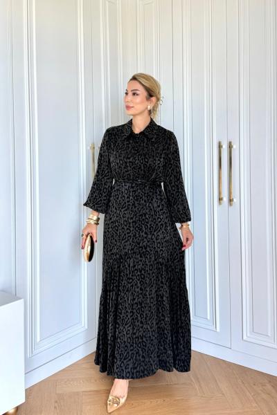 Sümeyye Elbise Siyah Siyah