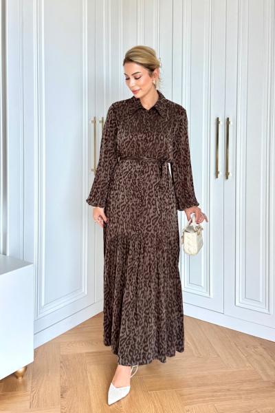 Sümeyye Elbise Acı Kahve  Acı Kahve