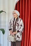Suna Pantolonlu Takım Kahverengi Kahverengi