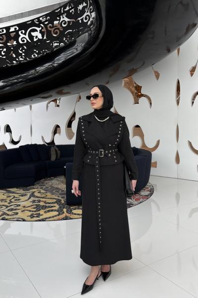 Toprak Etek Takım Siyah Siyah