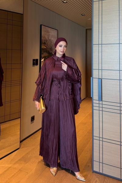 Ülker Pantolon Takım Bordo  BORDO