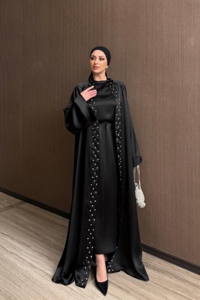 Vildan Abaya Siyah  Siyah