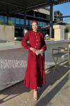 Zeliha Takım Bordo Bordo