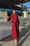 Zeliha Takım Bordo Bordo
