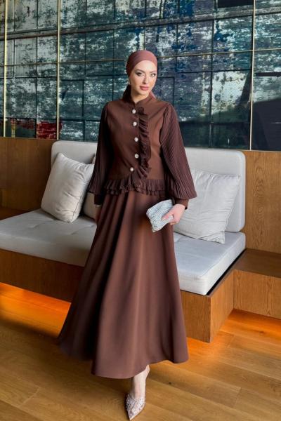 Zeliha Takım Kahverengi Kahverengi