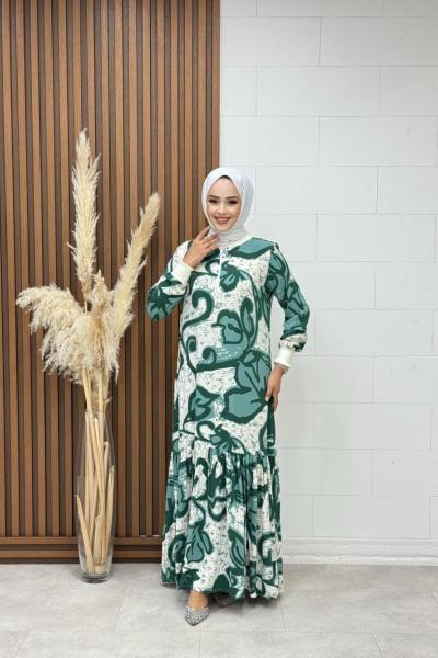 Şimal Pamuklu Vİskon Elbise