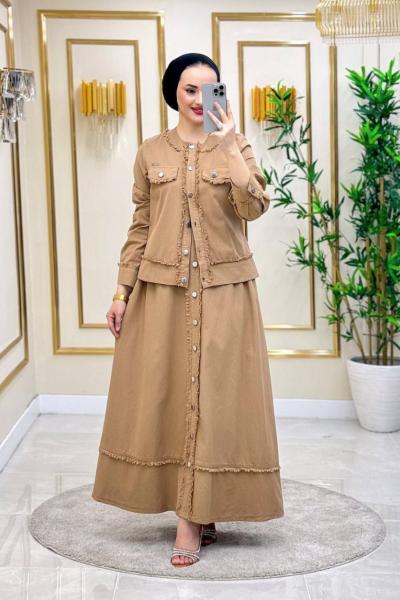 Tensel Tasarım Etekli Takım