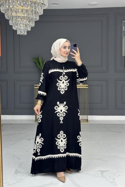 ZB Aynur Viskon Elbise