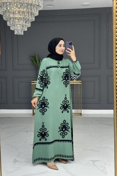 ZB Aynur Viskon Elbise