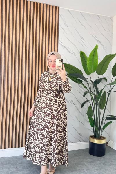 Zerda Pamuklu Vİskon Elbise